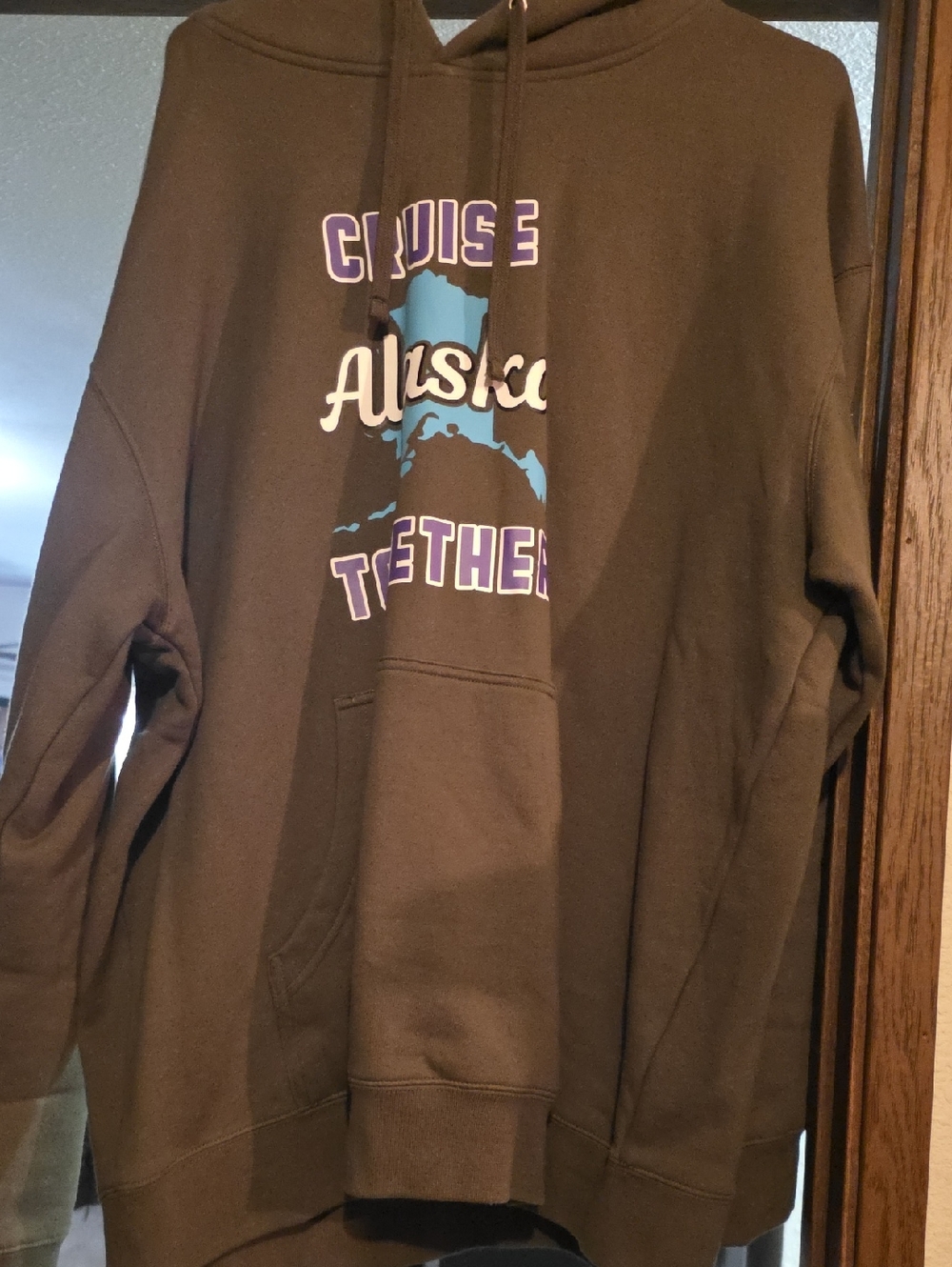 Alaska Graphic Green Hoodie Sweatshirt - Unbranded